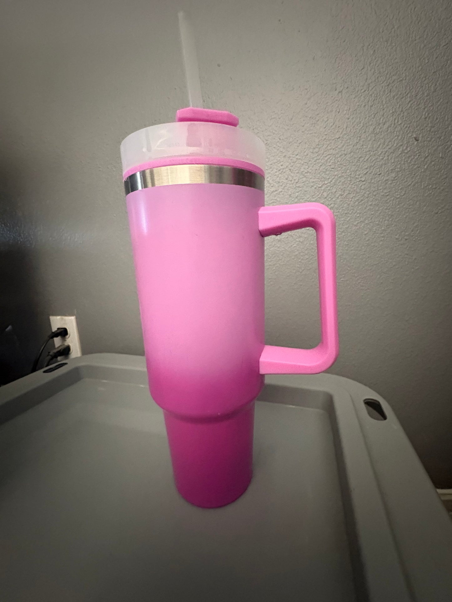 pink ombré cup