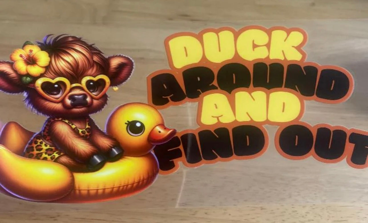 duck around and find out wrap