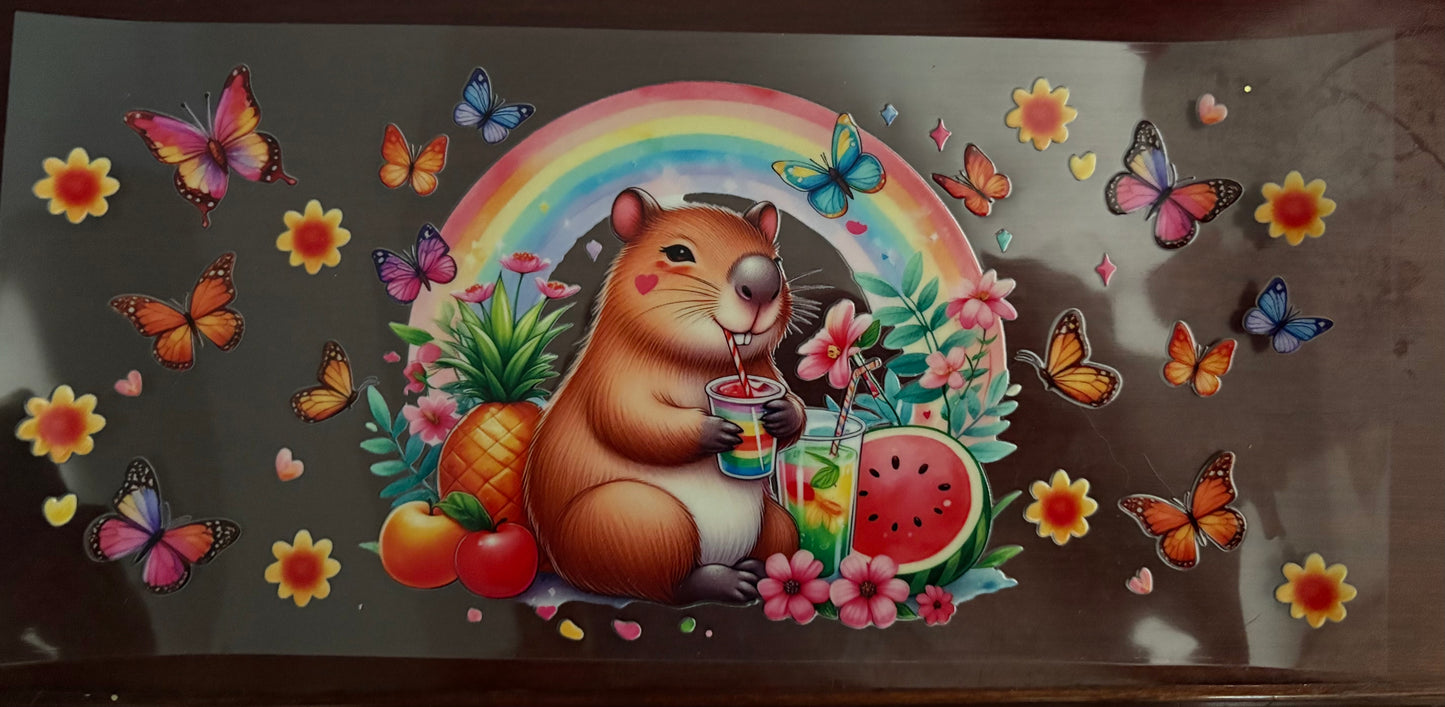 Capybara and Rainbows wrap