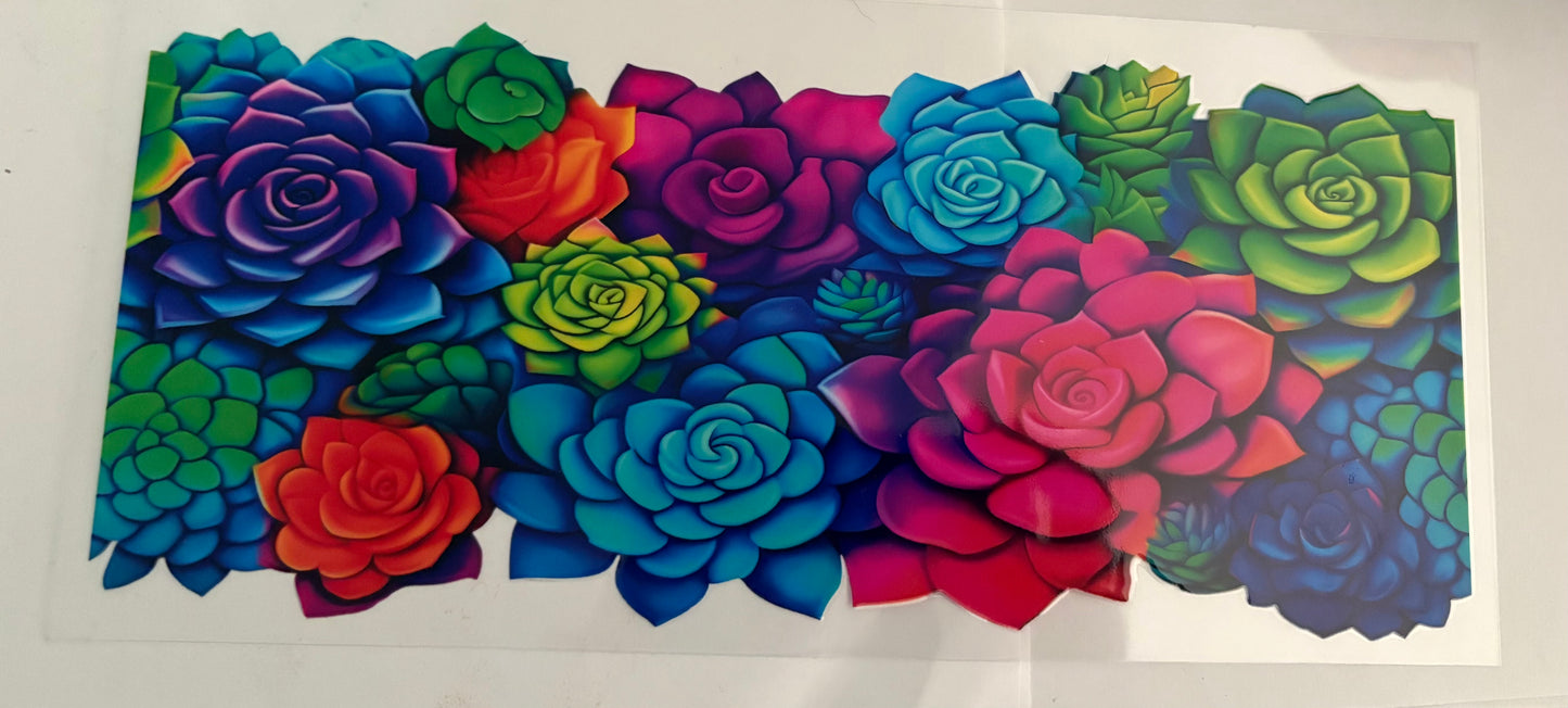 Colorful Succulent wrap