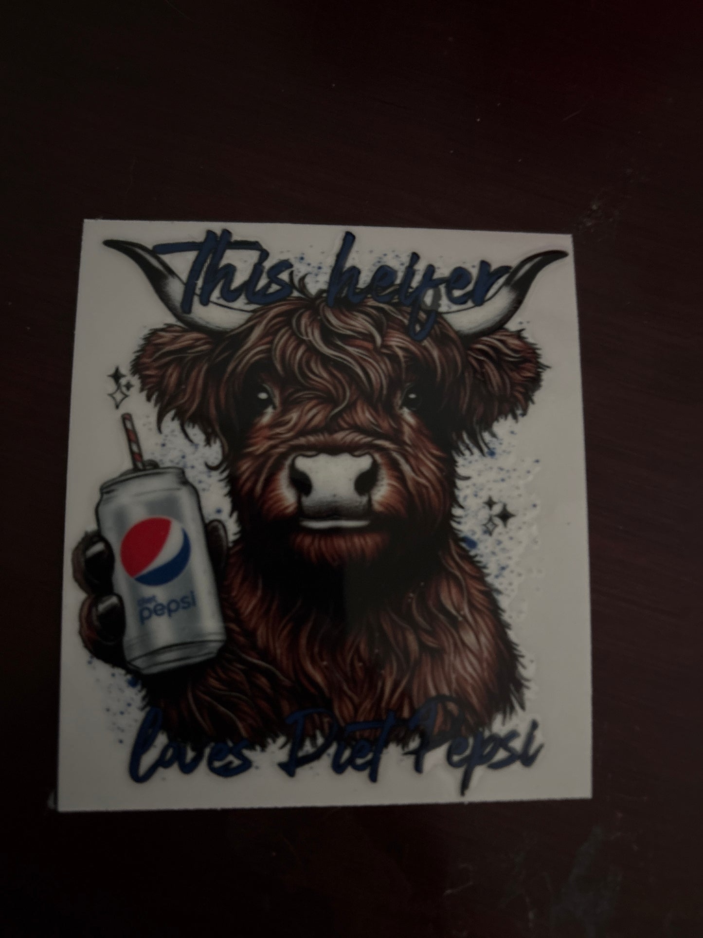 Highland cow diet Pepsi