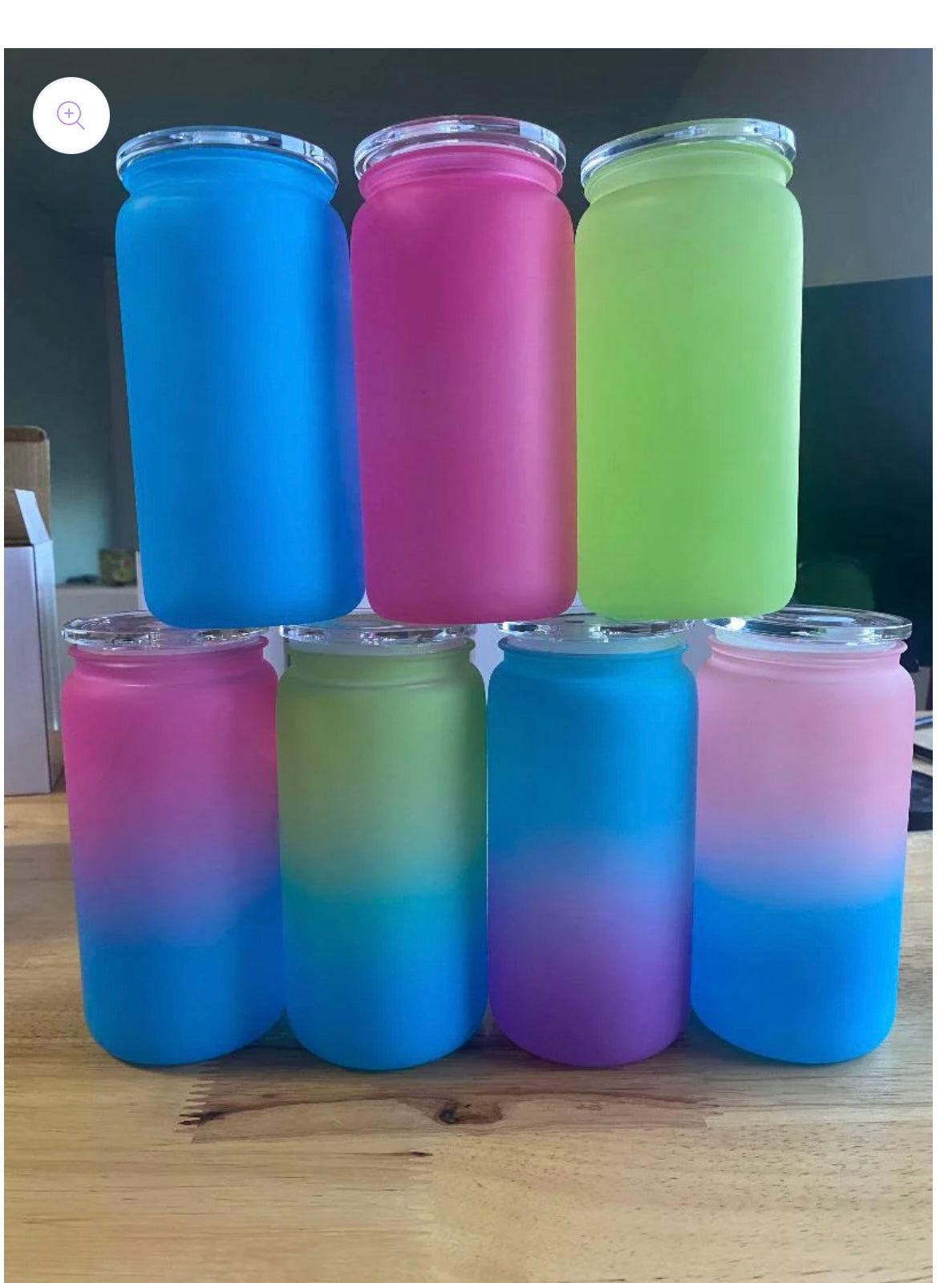 customized colored cups