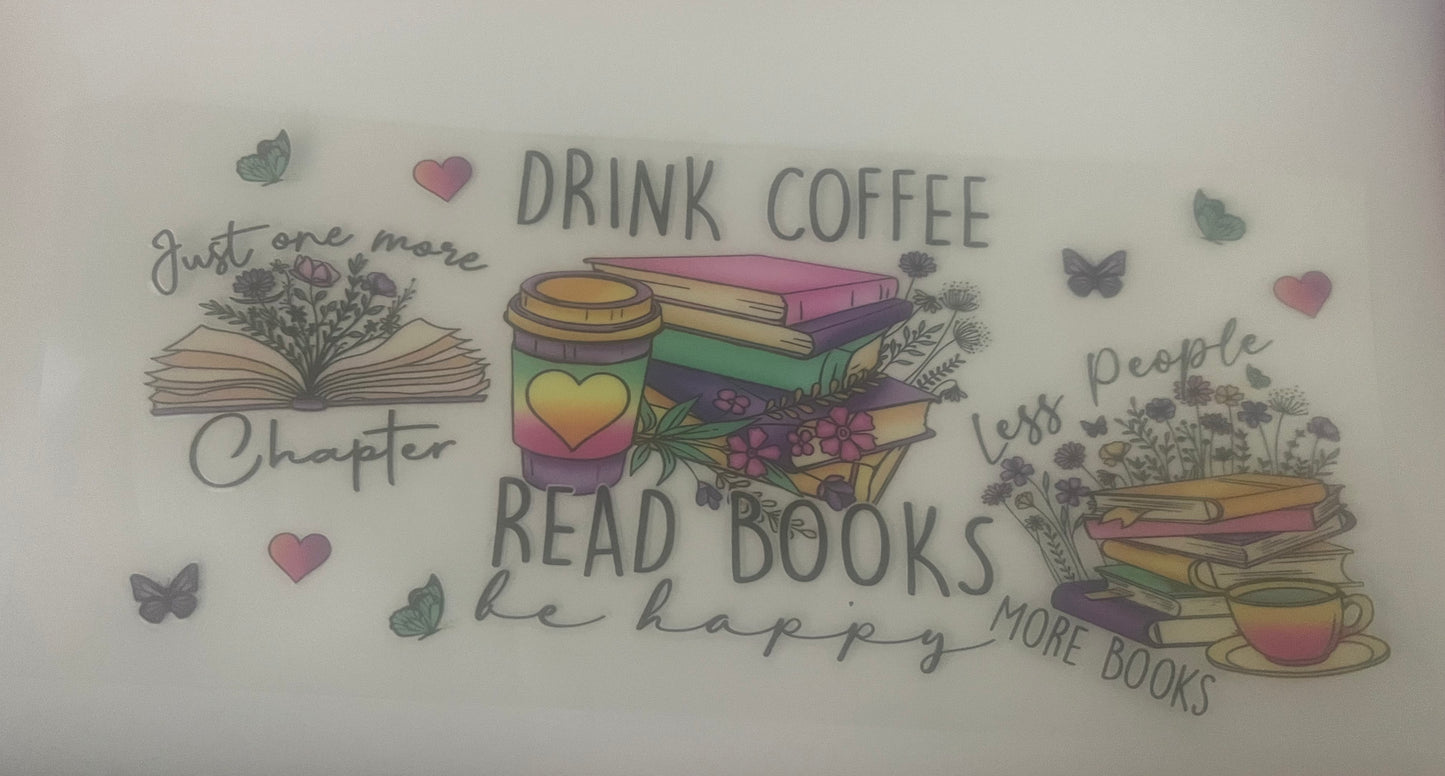 drink coffee read books