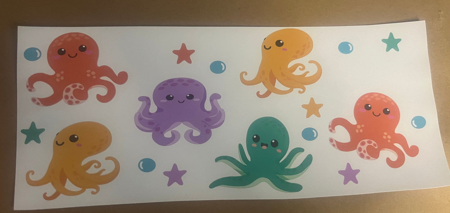 sea creatures vinyl wrap