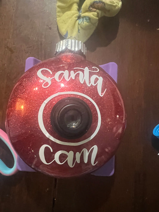 Santa Cam ornaments