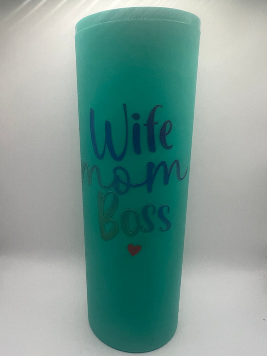 Wife Mom Boss cup