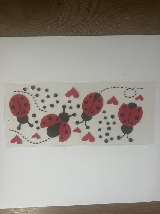 Ladybug hearts