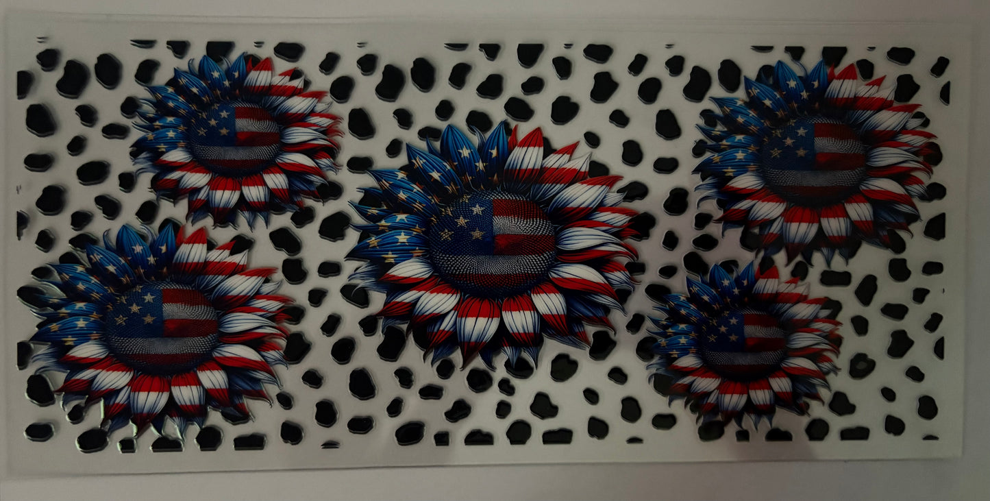 Patriotic Sunflower wrap