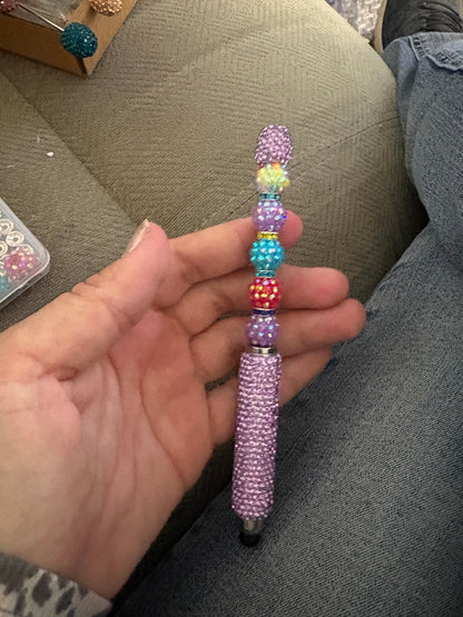 Beaded stylus pen