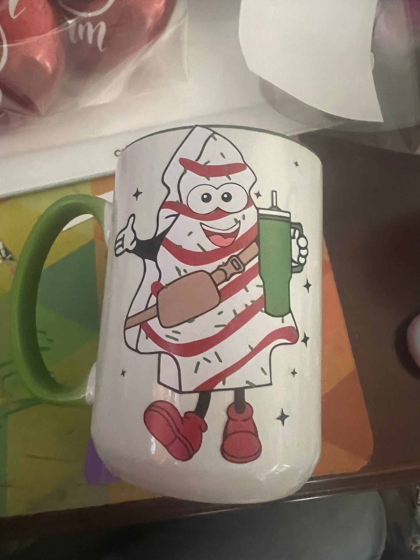 Christmas tree mug