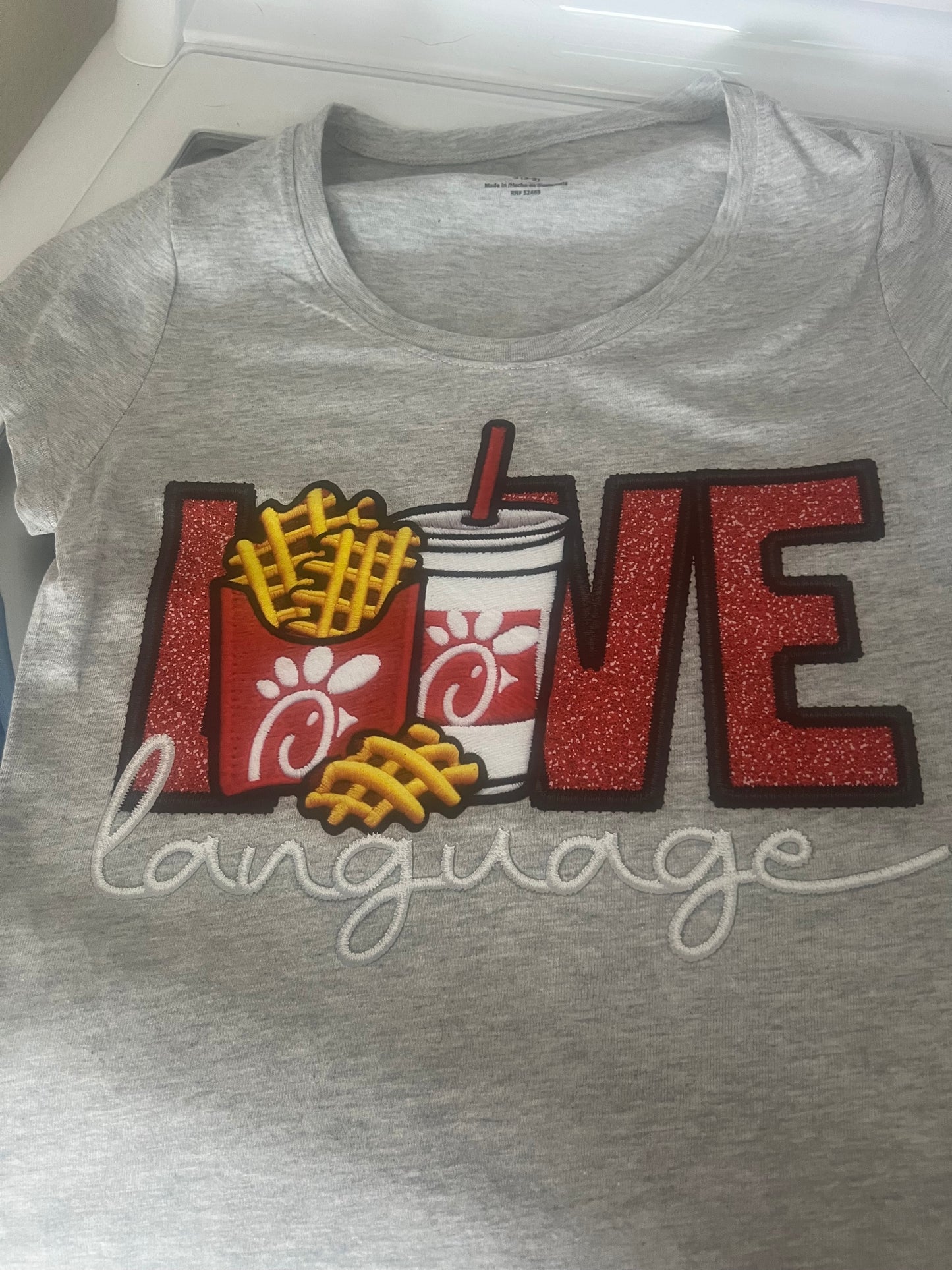 love language chicken and fries