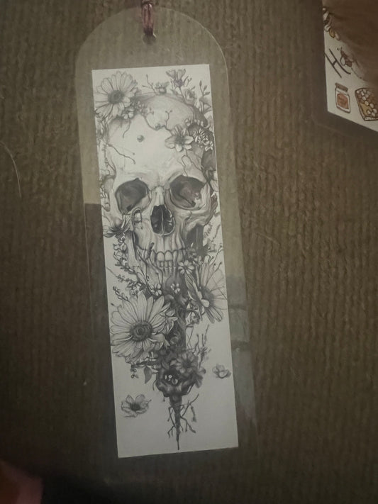 skeleton book mark