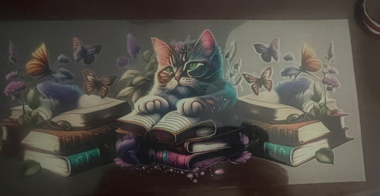 cats and books