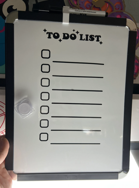 Ready for Organization Dry Erase Board