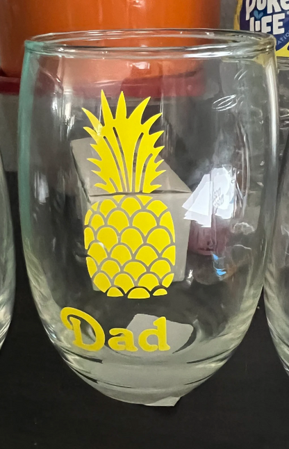 Personalized Fruit Glasses